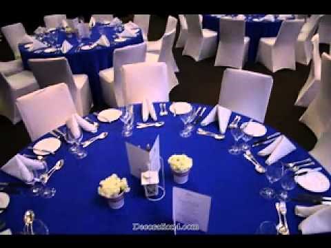 Great Royal blue wedding decorations ideas