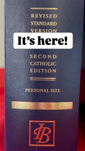 💥 Did you hear that Ignatius Press just released the *personal-size* edition of the Ignatius Catholic Study Bible? ⬇️ ✅ Same hardback and leather bindings ✅ Same quality and content ✅ Same maps and Biblical notes 💥 BUT . . . a 3/4 inch thinner spine and 9 point font size to aid in greater portability for taking your Bible around with you! 💥 Find all the details and editions for this Bible at catholic-study-bible.com #wordofgod #studybible #bible #ignatiuspress #biblescripture | Ignatius Press