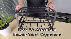 Watch How to Assemble Power Tool Organizer Quickly on Amazon Live
