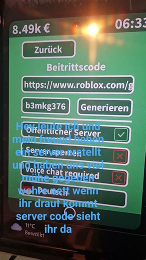 #notrufhamburg server code ist b3mkg376