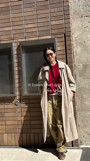 8 Ways to Style a Trench Coat トレンチコート着回し8LOOK#tokyofashion #tokyofashion