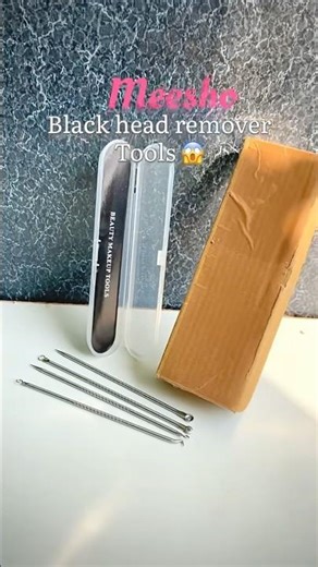 Black head removal tools from Meesho #ytshorts #shorts #blackheadremoval