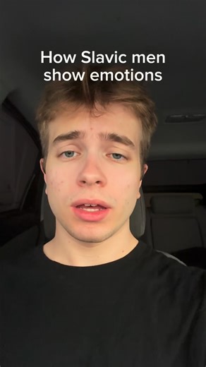 Vladimir Sazonov on Instagram: "How Slavic men show emotions #slavic #russian #russia #balkan"