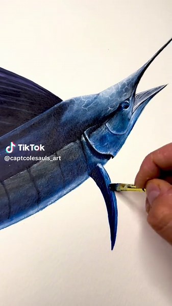 Sailfish Movement Study for Dynamic Art Creation