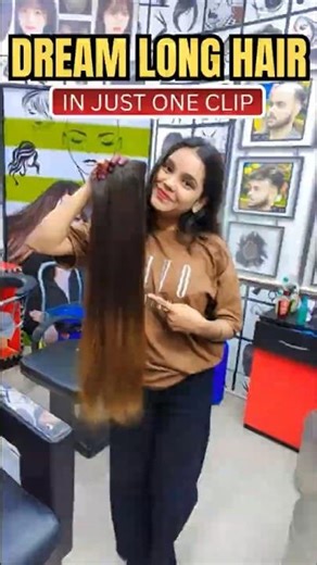 Dream Long Hair in Just One Clip | Clip-In Hair Extensions Transformation | Fusion Hair Solution