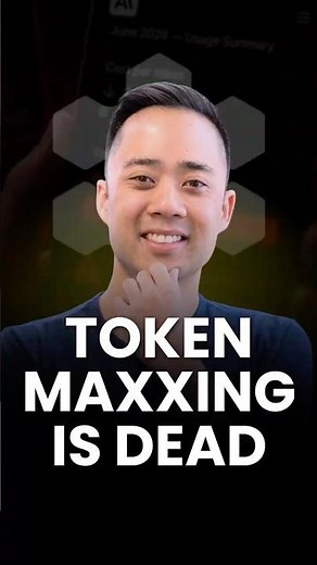 Save money on AI tokens (Tokenmaxxing is dead)