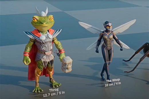 Marvel Character Size Comparison Shows Just How Small Ant-Man Really Is Compared to Galactus