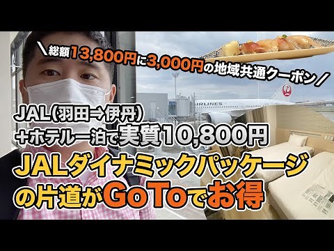 [Go To Travel] JAL one-way flight + hotel is super cheap and convenient! [Dynamic Package]