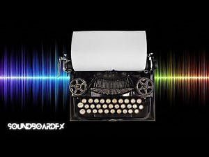 Typewriter Typing Sound Effect | Classic Typewriter Audio