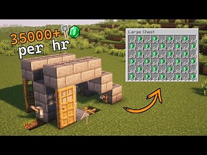 Minecraft Automatic Tripwire Hook + Emerald Farm | 1.21+