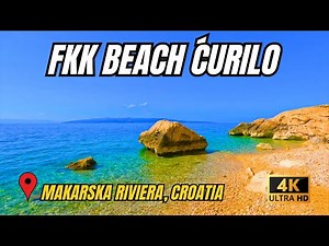 BEACH WALK: FKK BEACH ĆURILO - MAKARSKA, CROATIA