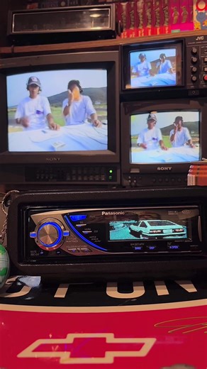 NOT FOR SALE 🌀panasonic cq c8305u🌀 hard to find these units with the full colour screens! due to rarity, i will be keeping this one and installing it in a personal vehicle. panasonic radios are definitely some of my favourites of all the radios with graphics, their customizable animations and pictures make them top tier. ive added an option 2 drifting animation, an initial d drifting animation and a dolphin animation. the second car animation was one of the stock ones that came with the unit. 