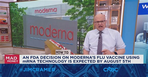 Moderna's now got a lot going for it, says Jim Cramer