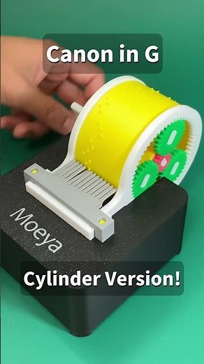 3D Printed Music Box - Pachelbel "Canon in G" #3dprinting