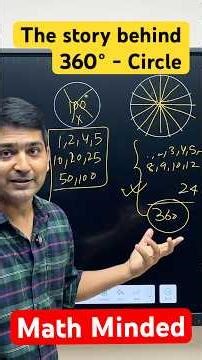 Why Circle is 360 degree #maths #mathstricks #class10th #reasoning #mathematics