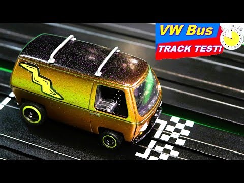 Auto world 4 Gear Slot Car VW Bus Custom TRACK TEST!