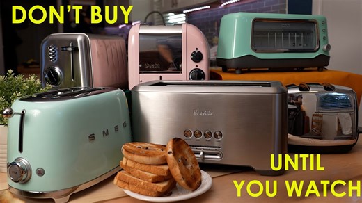TOP 6 TOASTERS OF ALL TIME? Reviewing - Dualit Smeg Breville Dash CuisineArt & Sunbeam Vintage