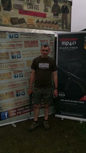 UK Legal GSG MP40 Blank Firer Test Fire