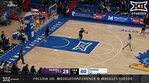 3.4K views · 41 reactions | Rock Chalk Dub Haskell vs. Kansas Highlights⬇️ #Big12WBB | Kansas Women's Basketball | Big 12 Conference | Facebook