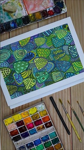 Creative And Exciting Watercolor Patterns And Textures - Art By Ashutosh