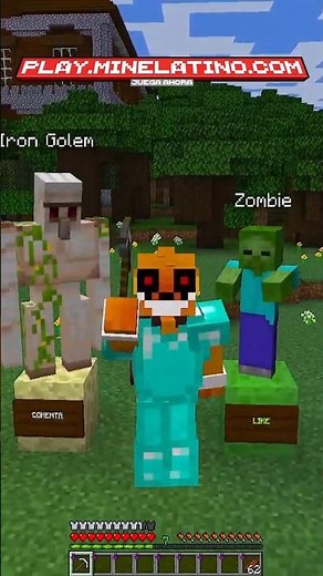 ZOMBIE VS IRON GOLEM ¿QUIEN GANARA? 😱😵 | MINECRAFT VOTE #minecraft #mikecrack