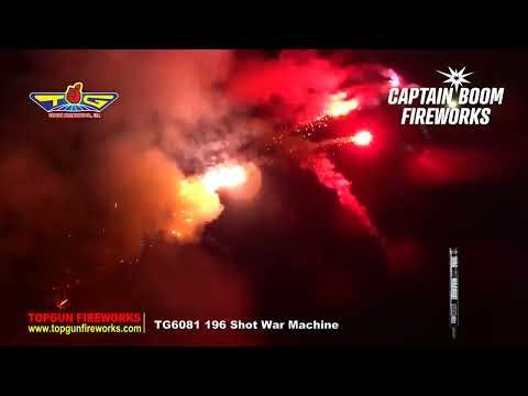 War Machine Roman candle by Top Gun Fireworks