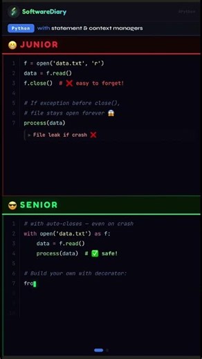 Junior vs Senior Python Developer 🐍 | One Simple Change! #ytshorts #coding #python
