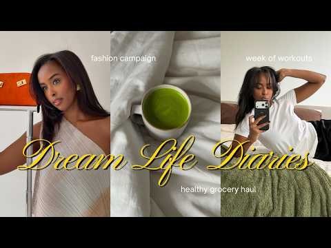 Home For The Summer: World Cup Match, Fashion Campaign Shoot, Workouts & Healthy Grocery Haul