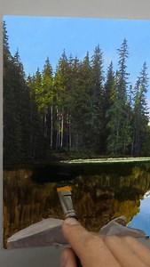 12K views · 2.3K reactions | Lake reflections water detail #fyp #art #artwork #painting #beautiful #contemporaryart #oilpainting | Michael James Smith | Facebook