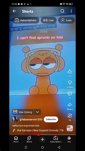 i can't find sprunki on tubi