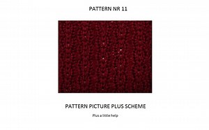 Tuck and Skip Stitch Pattern for MACHINE KNITTING, NR 11 - Etsy UK