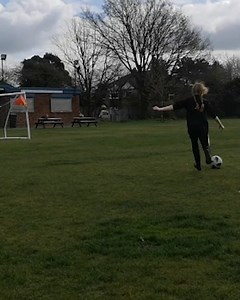 She shoots, she scores! 🙌⚽️ Ruby from Manchester United Girls' RTC U11s has been showing off her target skills, including her impressive tea bag challenge 🤩☕️ #MUFC #StayAtHome #TeabagChallenge | Manchester United Foundation