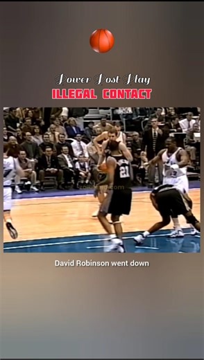 Karl Malone Elbow On David Robinson | Brutal NBA Moment (1998)
