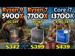 R9 5900X vs R7 7700X vs i7-13700K - Which CPU is better Value for Money?