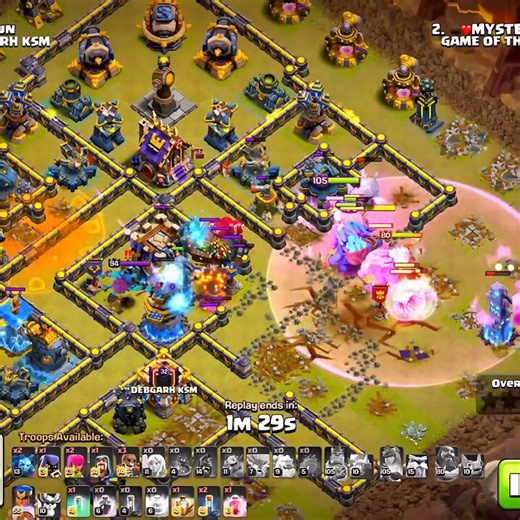 TH18 Super Yeti Attack Strategy 😱 | Best TH18 War Attack | Clash of Clans #shorts #trending