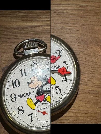 VINTAGE MICKEY MOUSE POCKET WATCH! Check out our full collection!