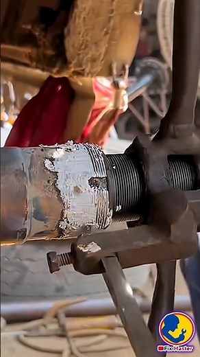 Handmade Thread Repair | Quick Fix Trick 🔧🧵#mechanic #shorts