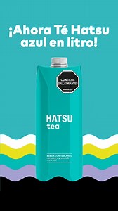 1.4K views · 72 reactions | ¡Nueva presentación!  Hatsu tea azul 1L ya está disponible. | Hatsu | Facebook