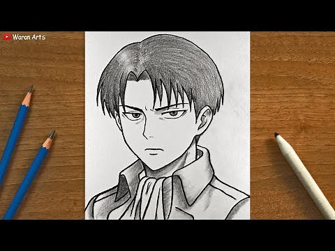 How to Draw Levi Ackerman from Attack on Titan | Anime Drawing Tutorial