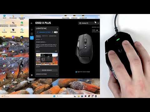 Logitech G502 X Plus 화면 샘플러로 실시간 게임 색상 미러링 설정 방법