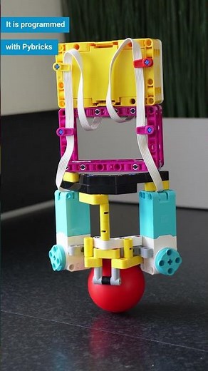 Self balancing robot with LEGO SPIKE Prime / Pybricks #lego #legorobotics #spikeprime #legoeducation