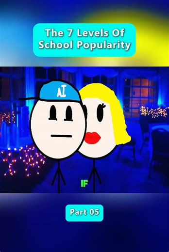 The 7 Levels of School Popularity (05) #Level #School #Popularity #FYP #Viral