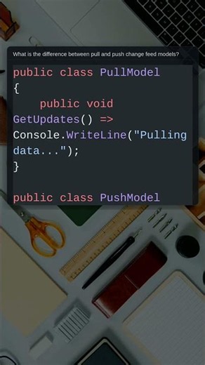 Pull vs Push | .NET Interview Question #Shorts #Csharp #Coding #Programming