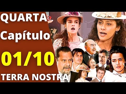 TERRA NOSTRA Capítulo de hoje QUARTA 01/10 ROSANA ENCONTRA PAOLA NA RUA E DISCUTEM!