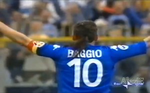 舞动的马尾/令人惊叹的球技/艺术家的气质#永远的足球偶像 罗伯特巴乔