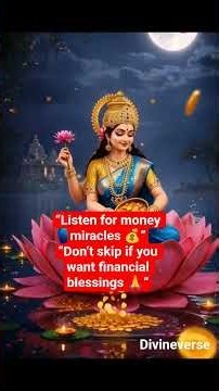 ✨ “Om Maha Lakshmyai Namaha” ✨“This mantra attracts Lakshmi energy instantly⚡”#laxmimantra #money