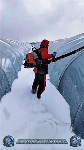 Winter Hack: The Backpack Snow Blower ❄️💨