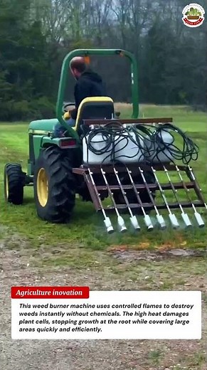 Weed Burner Machine 🔥 Destroys Grass Instantly | “No chemicals… just fire!” 🔥