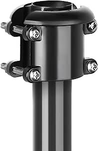 2 Pack Squirrel Baffle Buckle, Bird Feeder Pole Accessories for Bird Houses Cone Guard, Pole Mounted Holder Stopper Outdoor, Bracket for Large Raccoons Deflector, Rust Chew Proof, Heavy Duty ABS