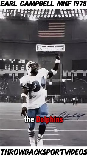 Throwbacksportvideos on Instagram: "November 20, 1978. Earl Campbell and the Houston Oilers hosted the Miami Dolphins on Monday Night Football in the Astrodome in Houston Texas. #earlcampbell #houstonoilers #Houston #Oilers #houstontexans #texans #mondaynightfootball #astrodome #loveyablue #buddyryan #nfl #sports #football #highlights #throwback"